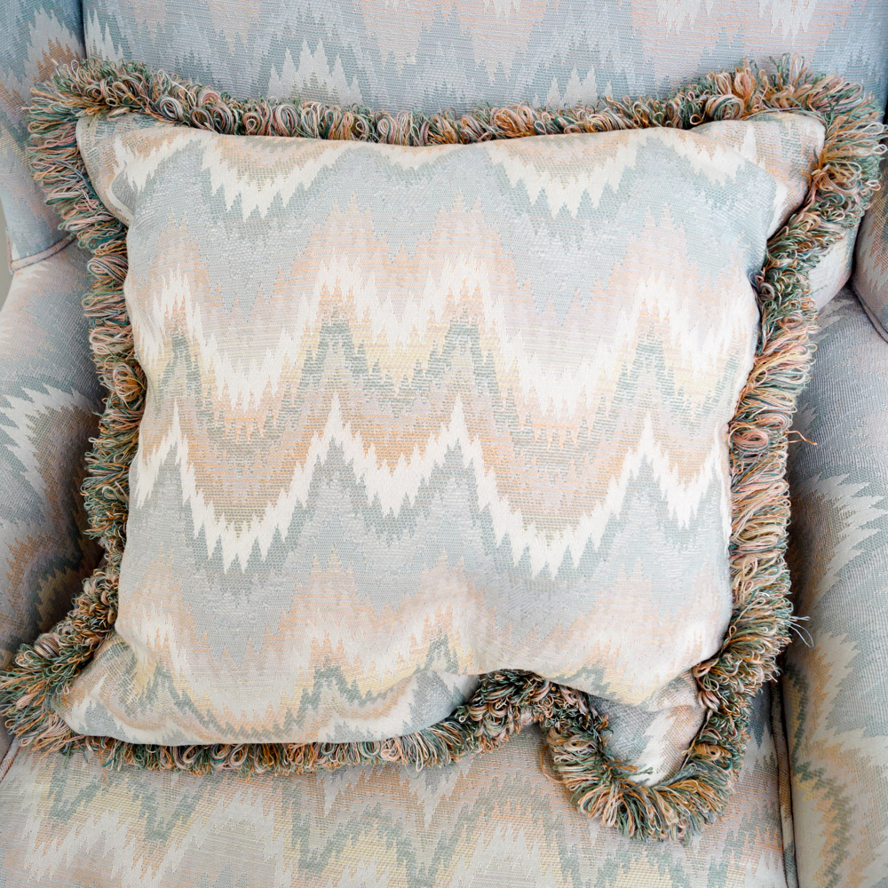 Queen Anne Style Wingback Chair