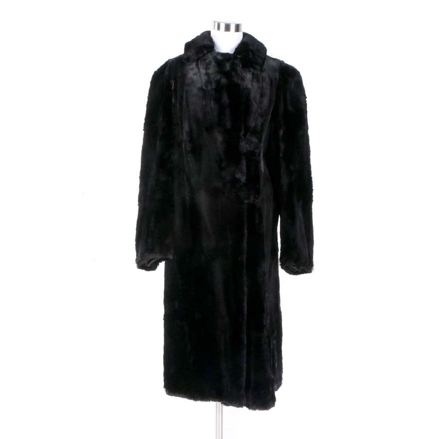 Vintage Eichorn's Dyed Sheared Beaver Coat