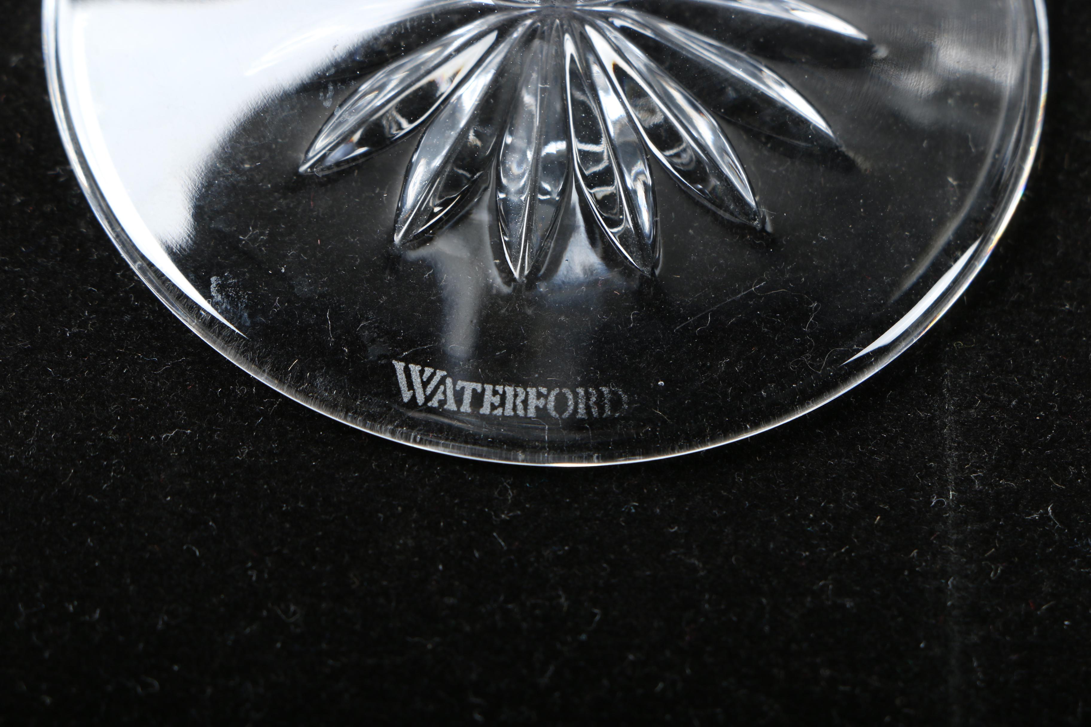 Collection of Waterford Crystal "Happy Celebration" Champagne Flutes