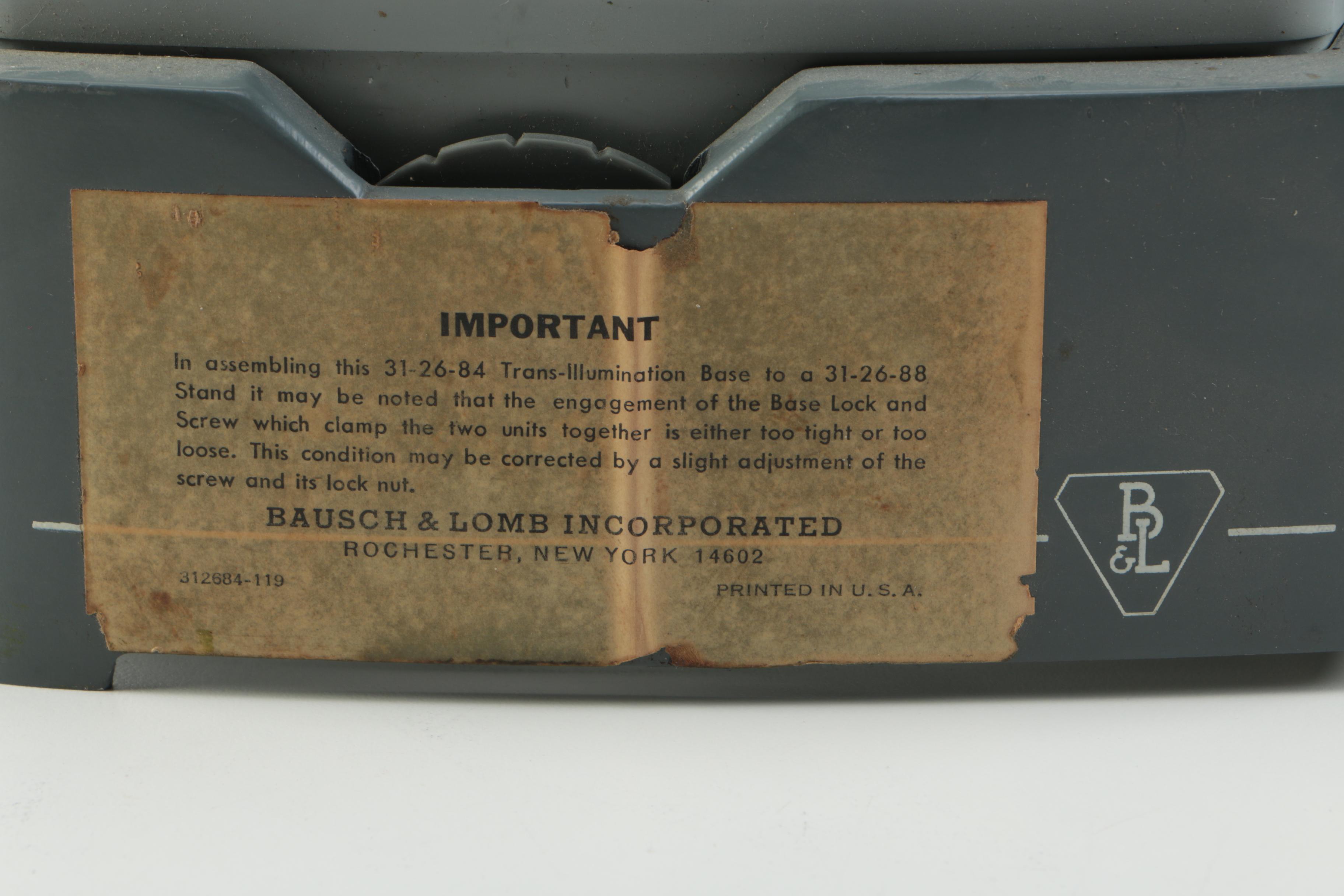 Bausch & Lomb Zoom Microscope