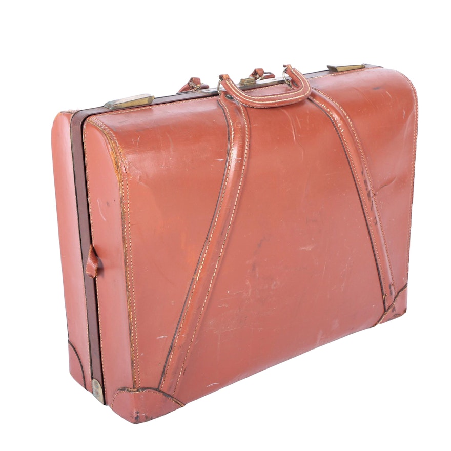 Vintage Leather Suitcase