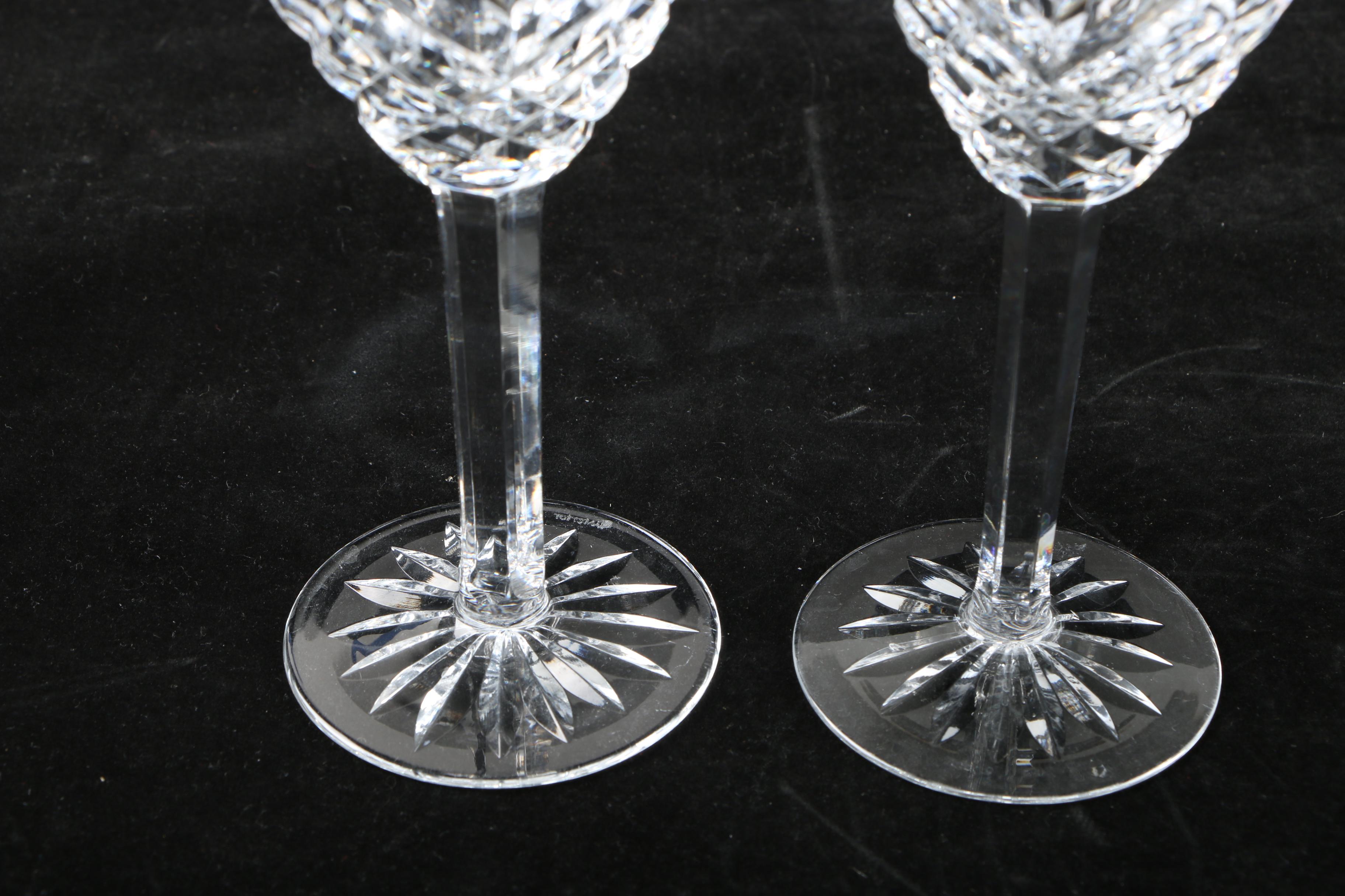 Collection of Waterford Crystal "Araglin"Waterford Goblets