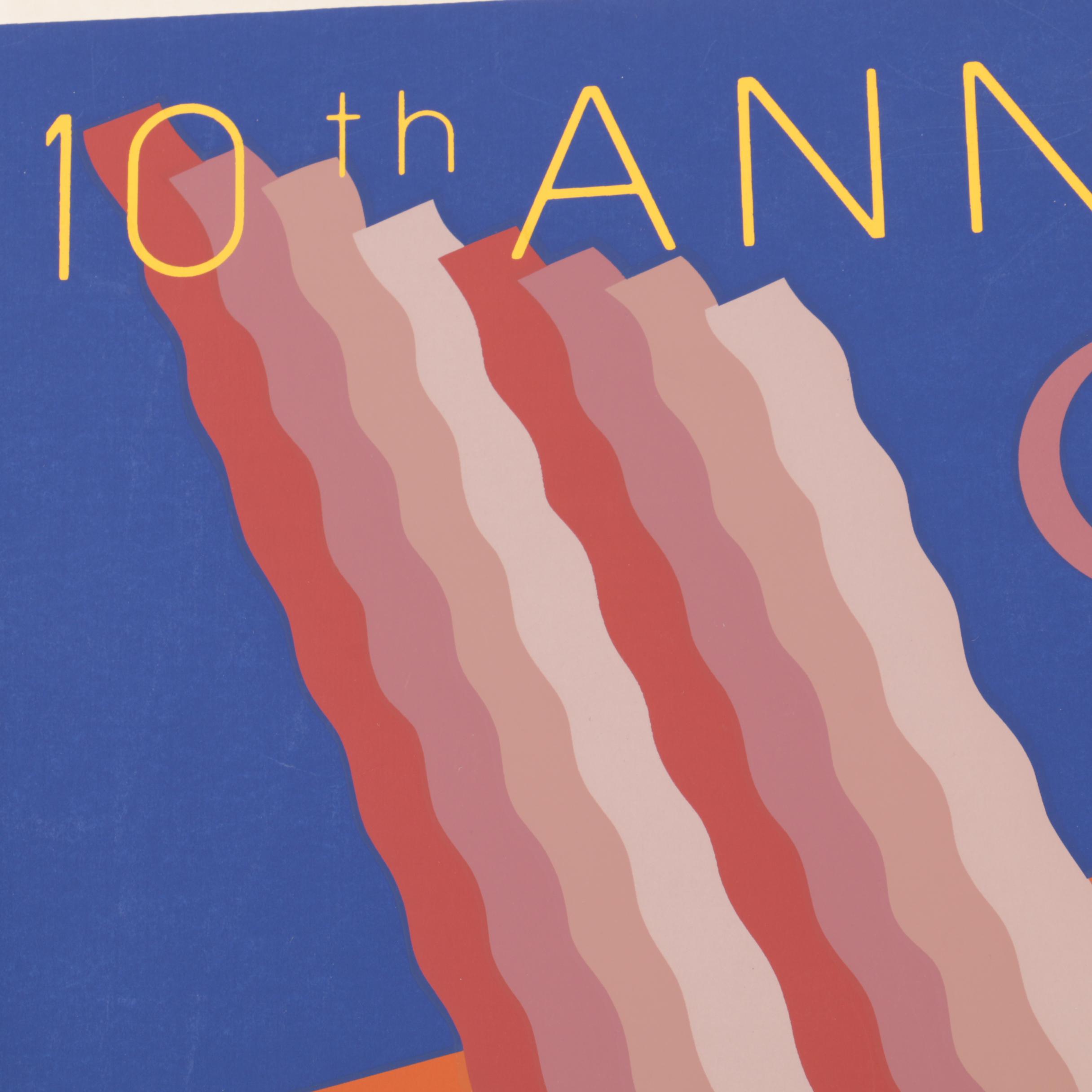 John Martinez Limited Edition 1979 New Orleans Jazz and Heritage Festival Poster