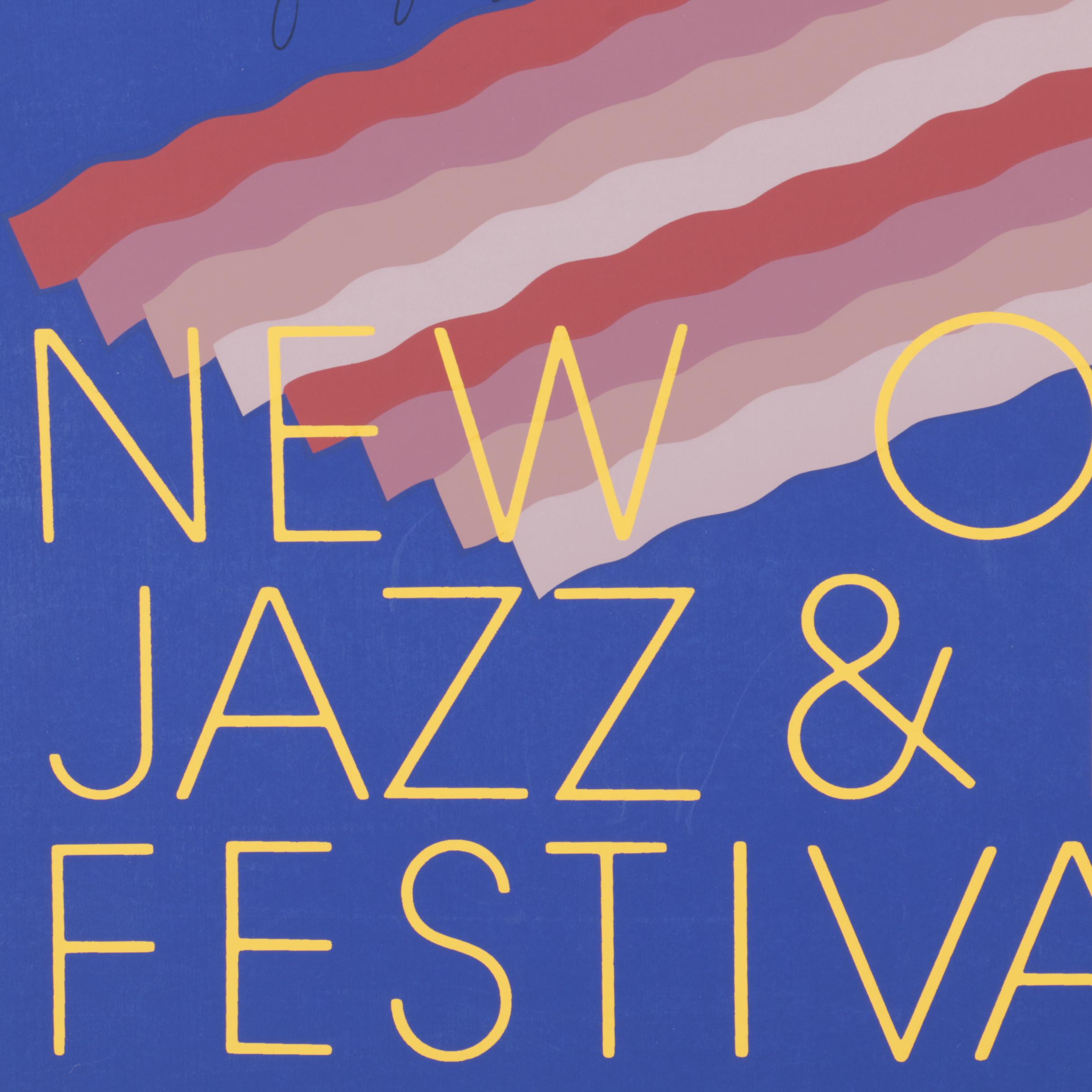 John Martinez Limited Edition 1979 New Orleans Jazz and Heritage Festival Poster