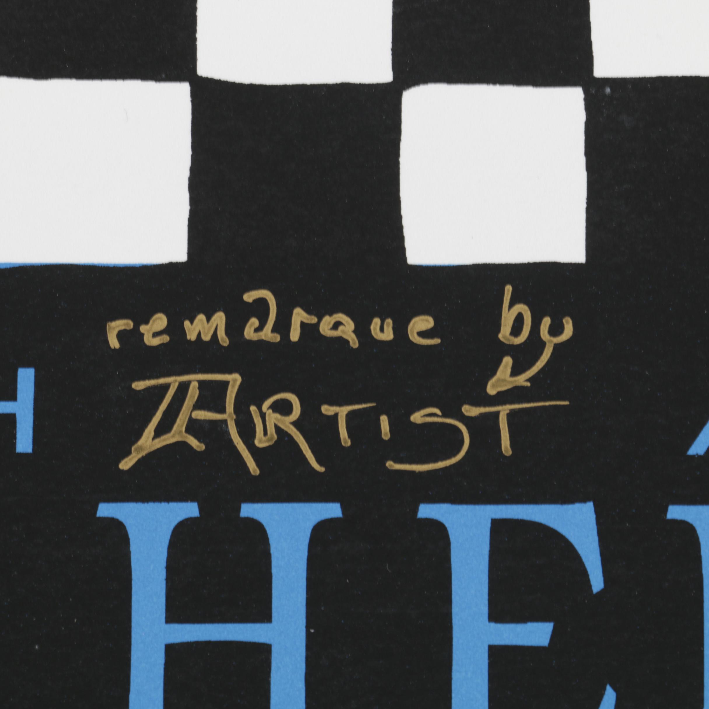 Jamie Hayes Limited Edition 1995 St. Louis Blues Heritage Festival Poster