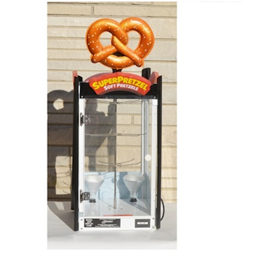 Super Pretzel Soft Pretzel Warmer Display Case