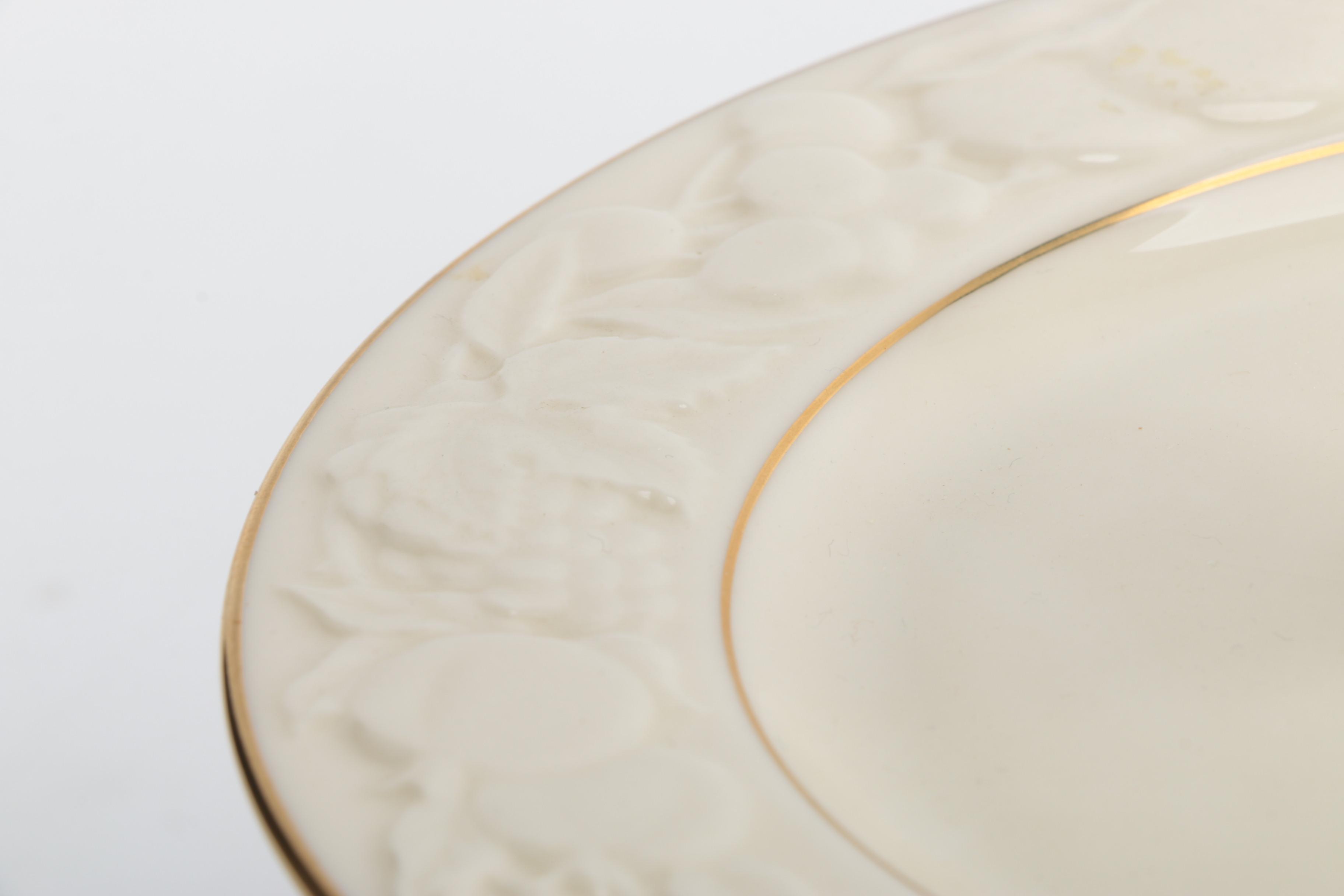 Lenox "Fruits of Life" Bone China Tiered Serving Tray