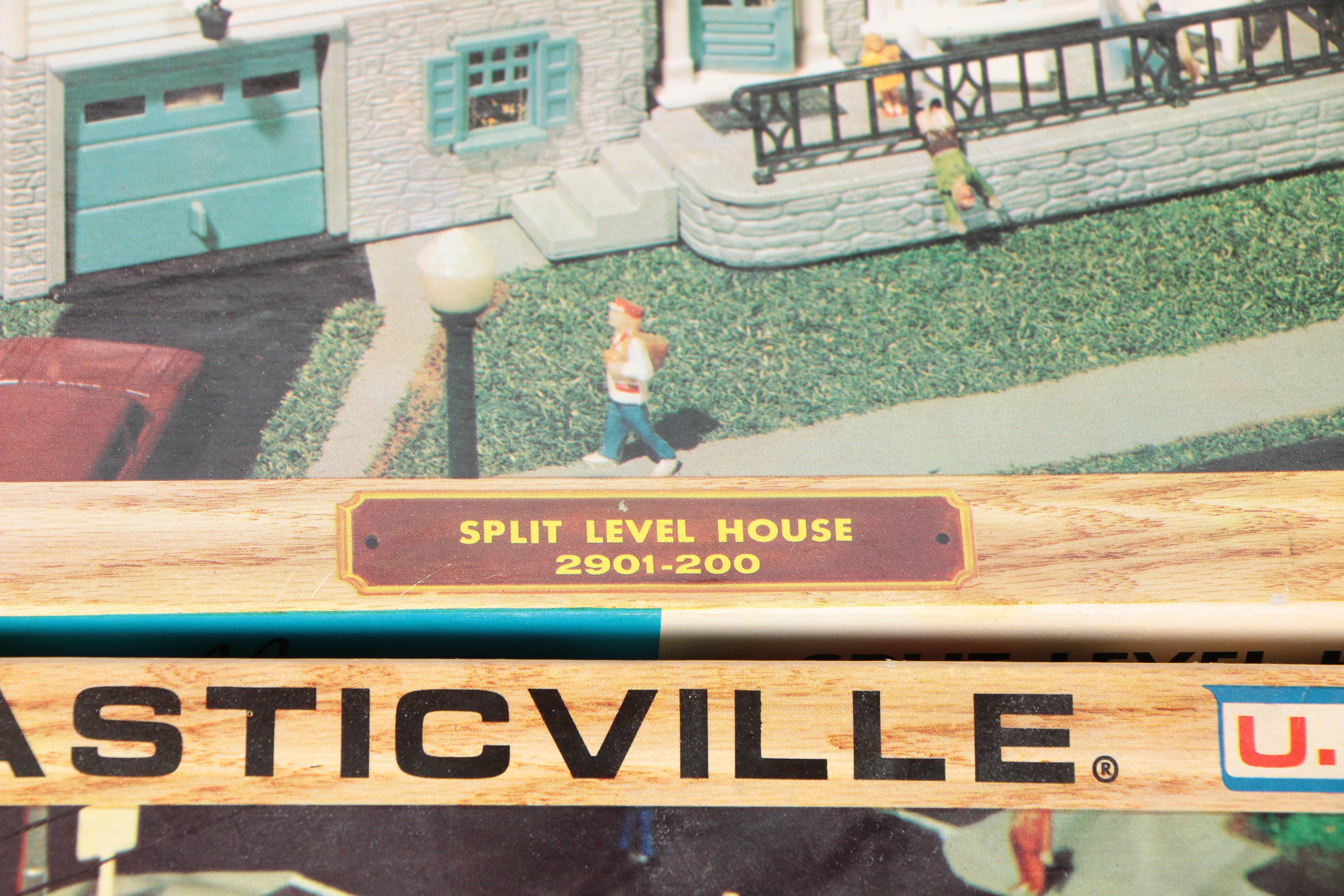 Assorted Tyco Train Cars and Plasticville Accessories