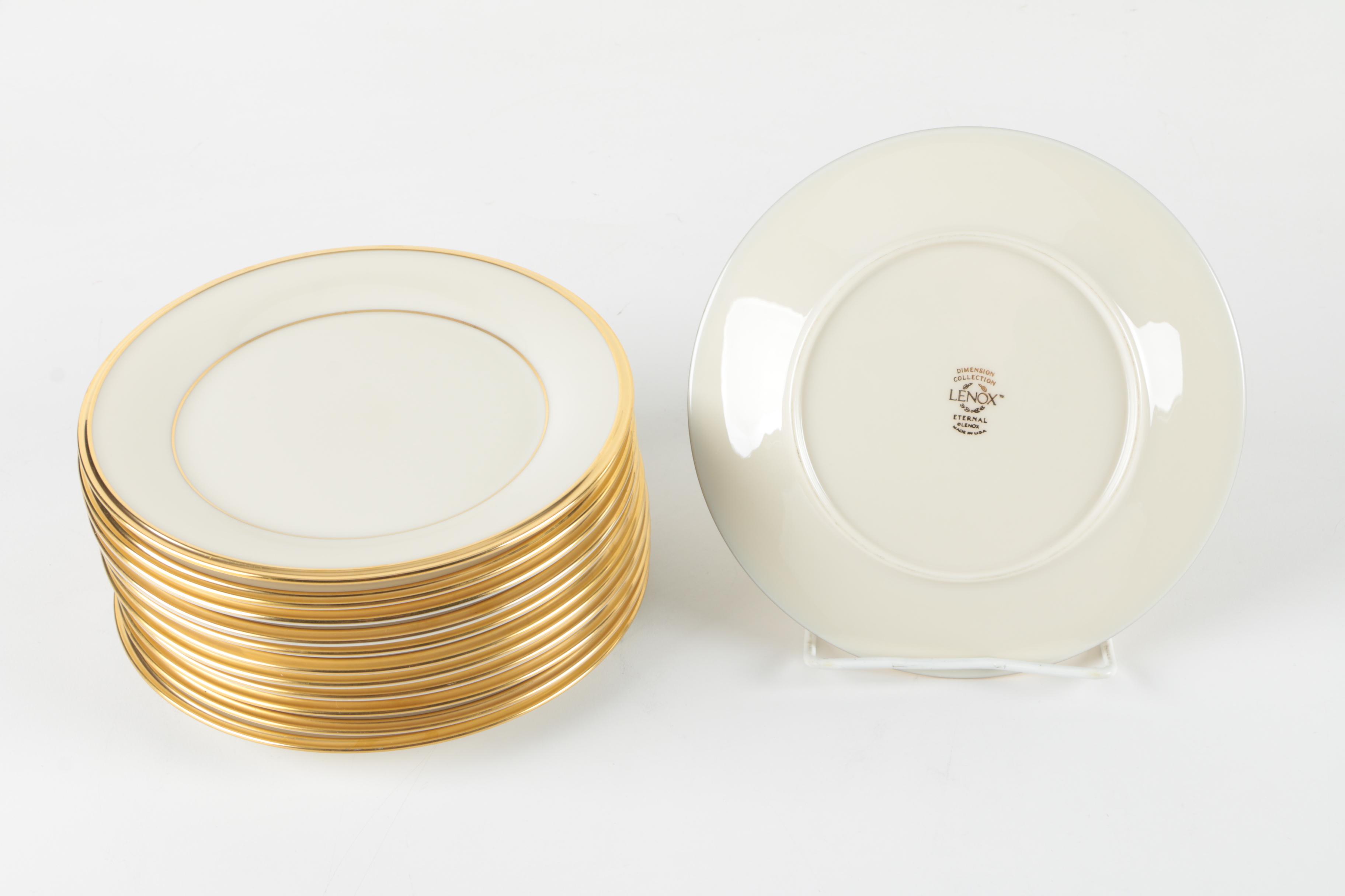Lenox "Eternal" Bone China Plates