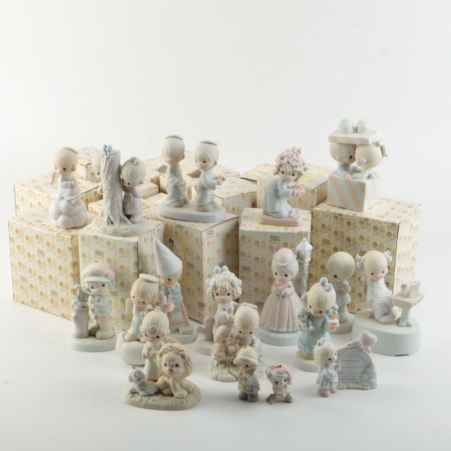 Precious Moments Porcelain Music Figurines