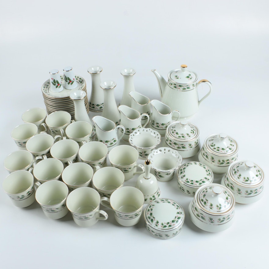 Royal Limited "Holly Holiday" Porcelain Tableware
