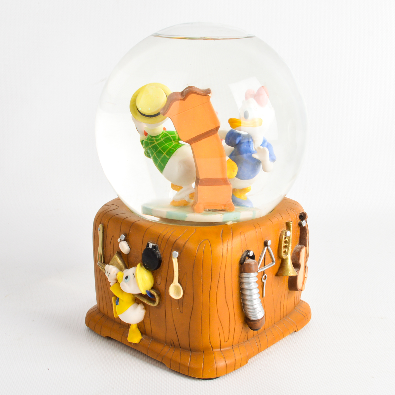 Two Disney Character Musical Snow Globes