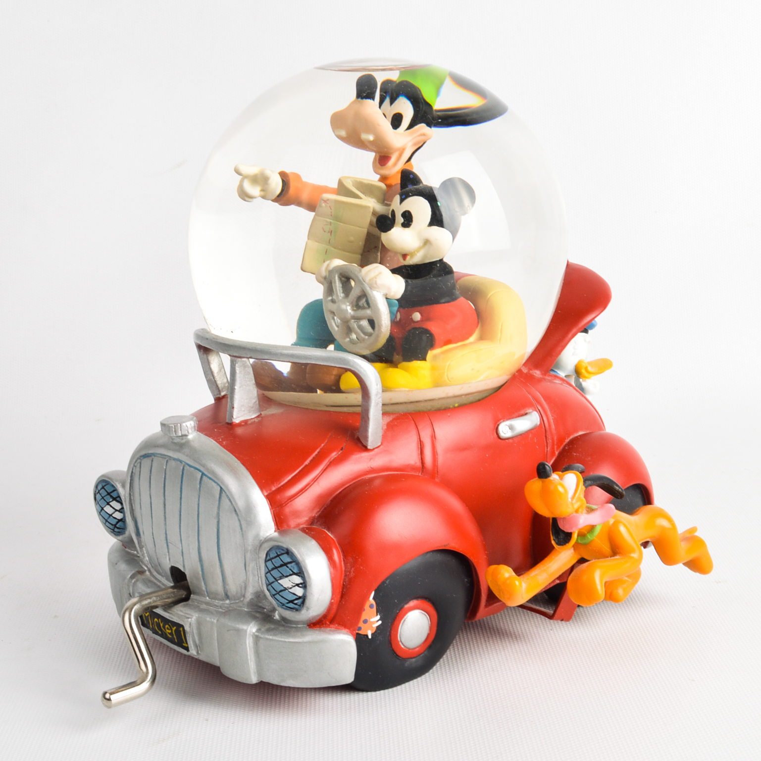 Two Disney Character Musical Snow Globes