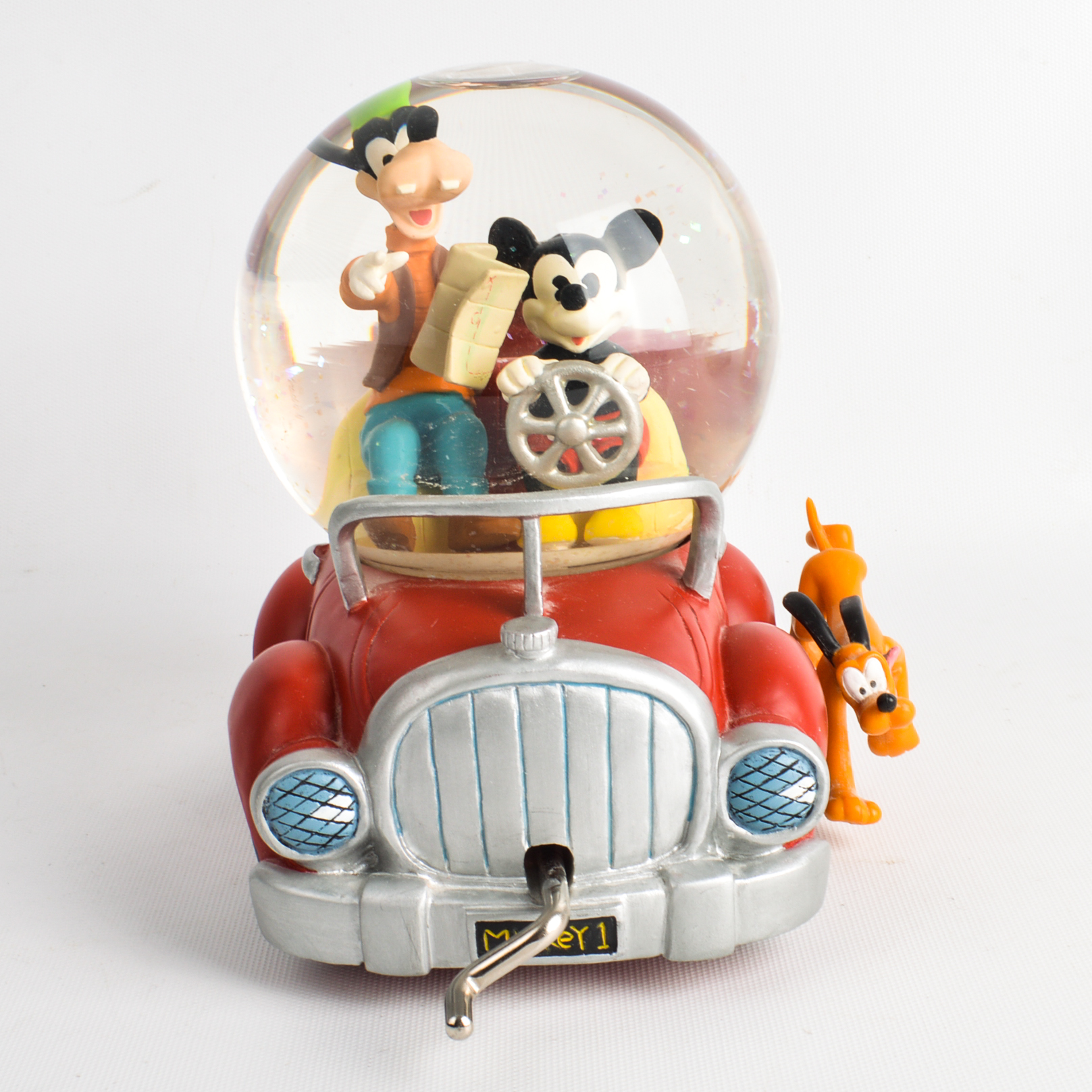 Two Disney Character Musical Snow Globes