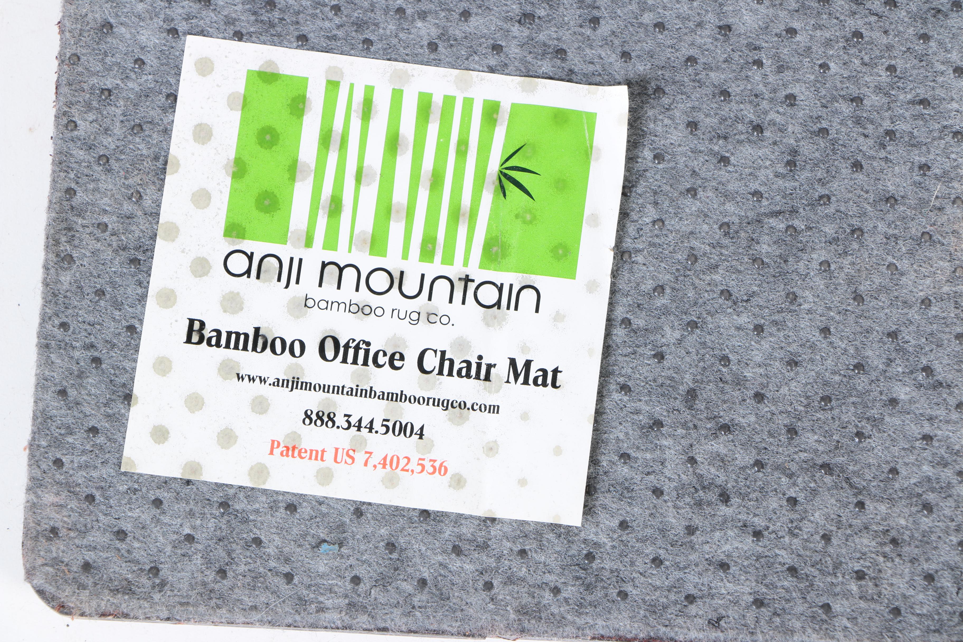 Bamboo Office Chair Mat