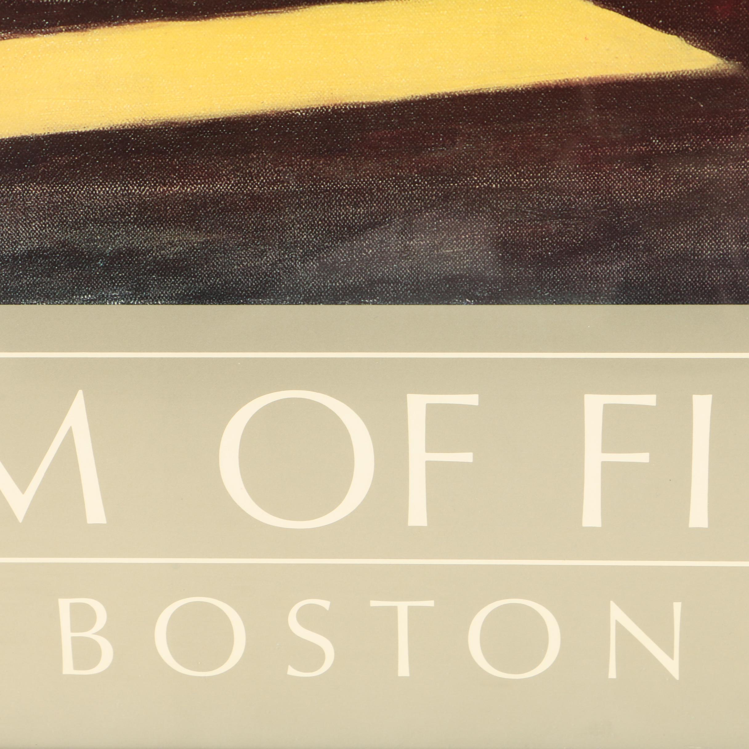 MFA "Room In Brooklyn" after Edward Hopper Poster in Frame