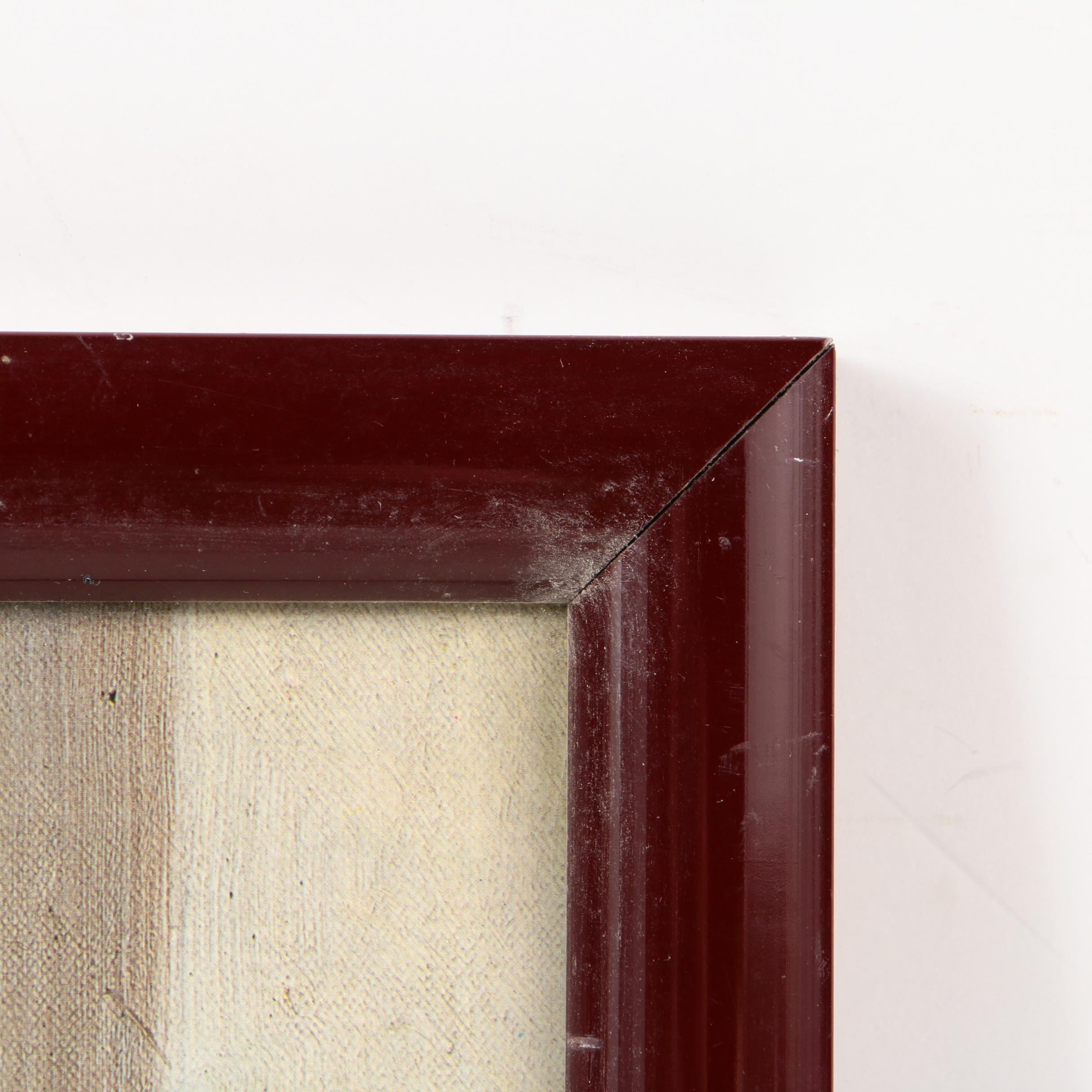 MFA "Room In Brooklyn" after Edward Hopper Poster in Frame