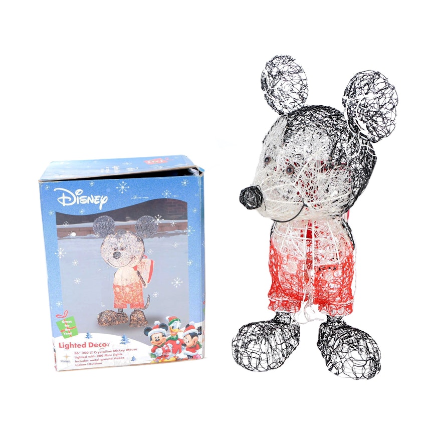 Mickey Mouse Holiday Lawn Ornament