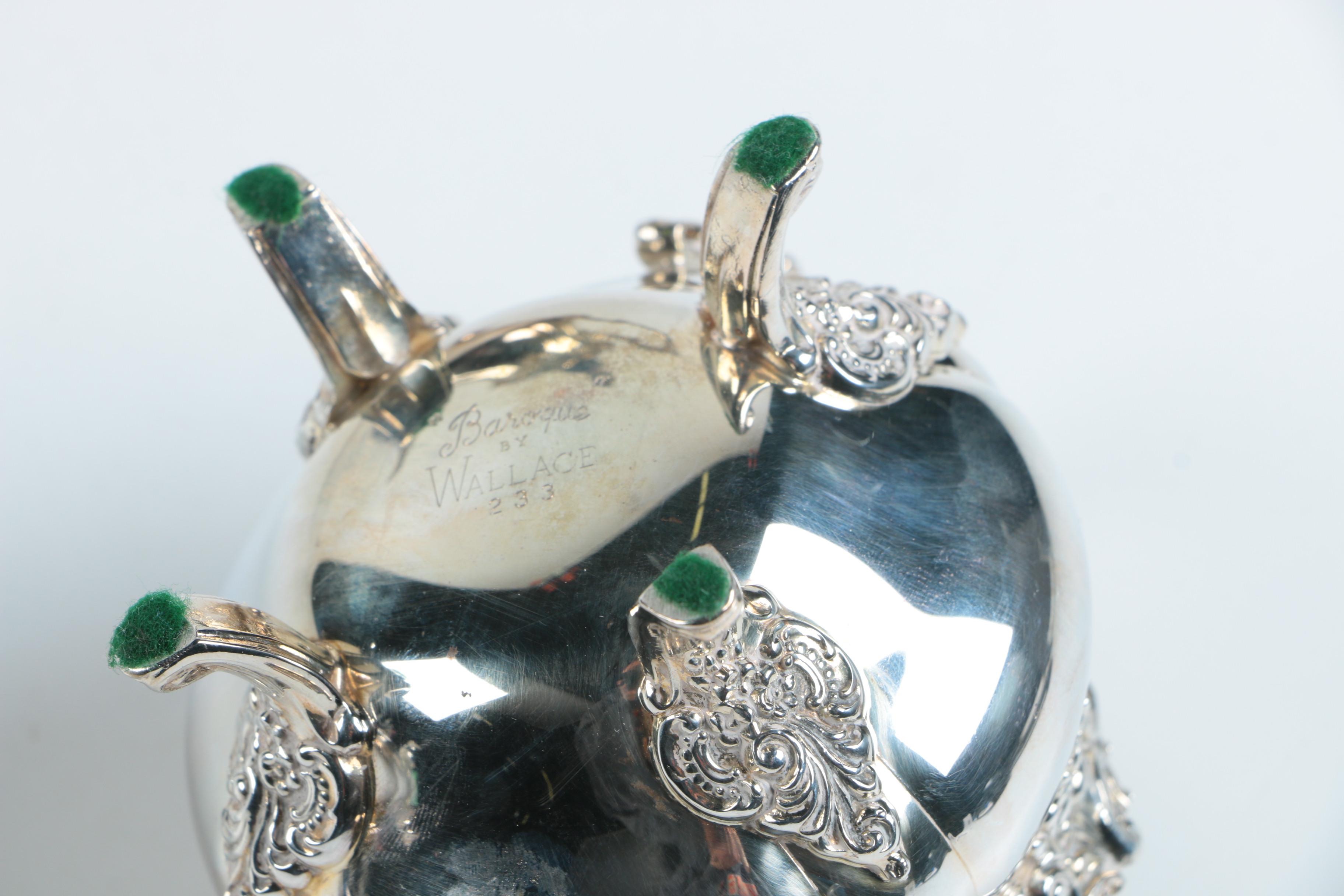 Wallace "Baroque" Silver Plate Coffee Set