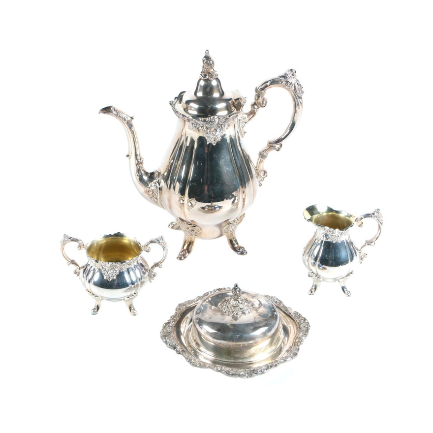 Wallace "Baroque" Silver Plate Coffee Set