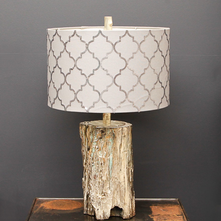 Tree Trunk Lamp