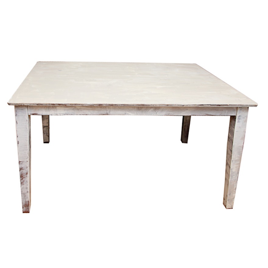 Distressed Painted Extension Table