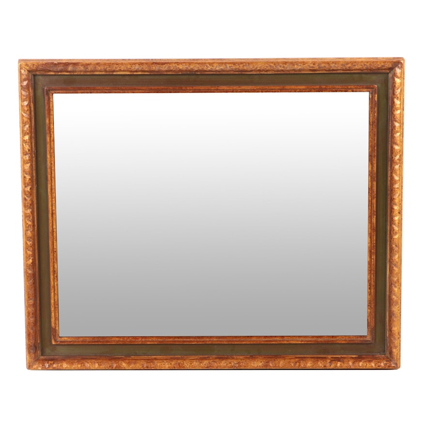 Gold Tone Framed Wall Mirror