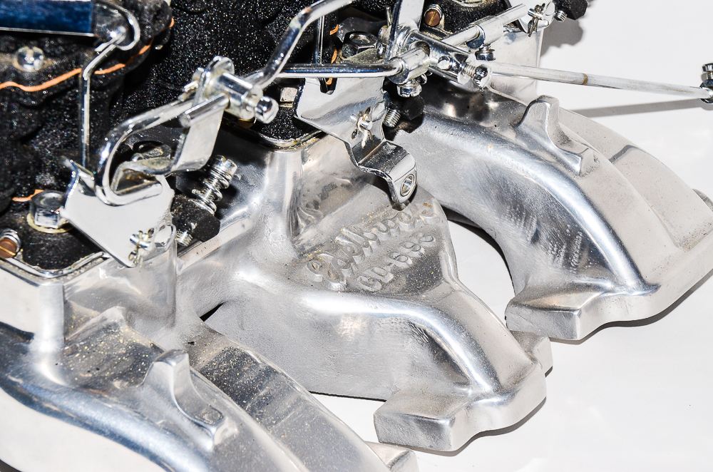 Vintage Edelbrock CD-693 Tri-Power Intake Manifold with Carburetors