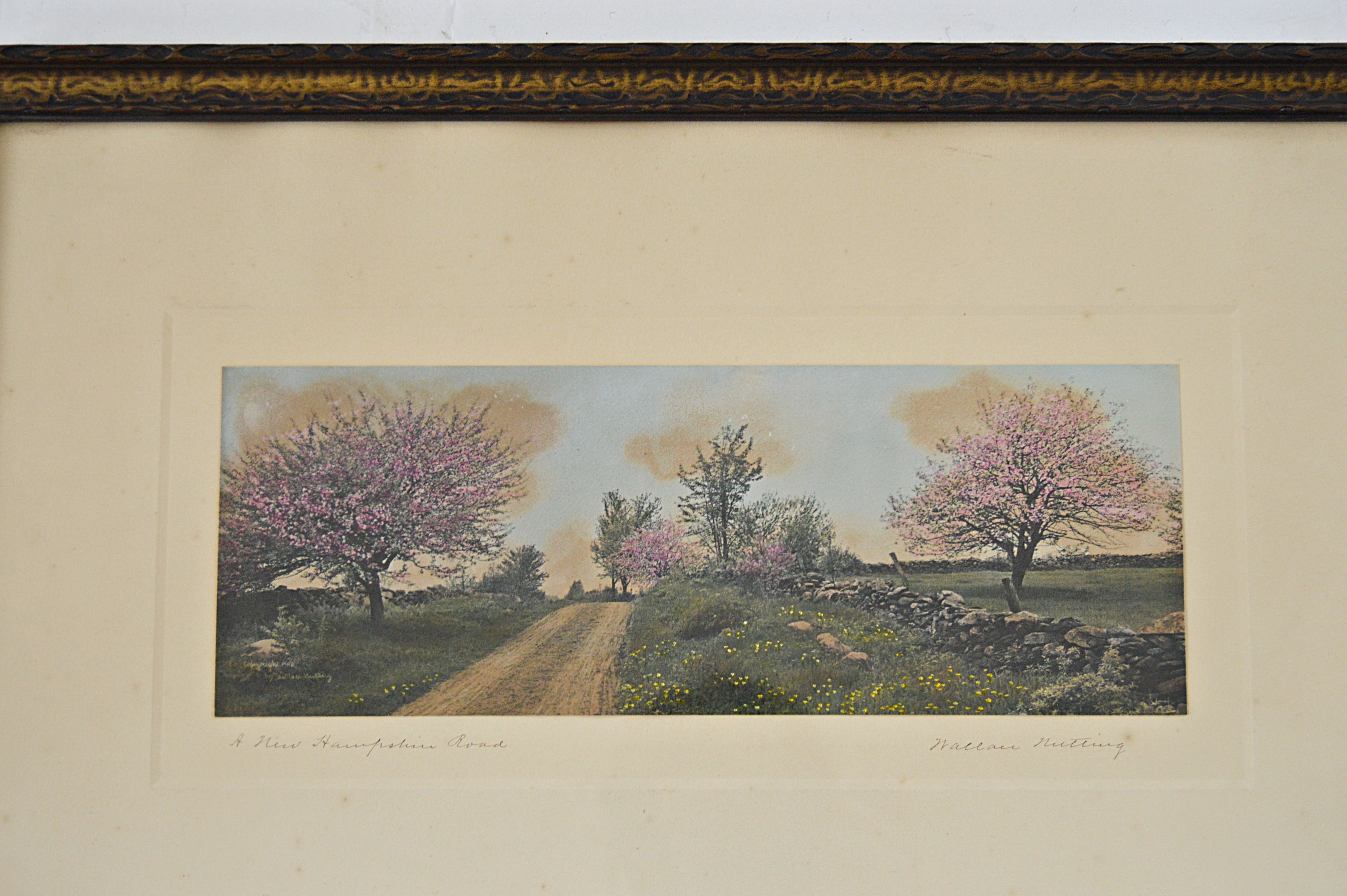 Wallace Nutting Hand Tinted Photographic Print