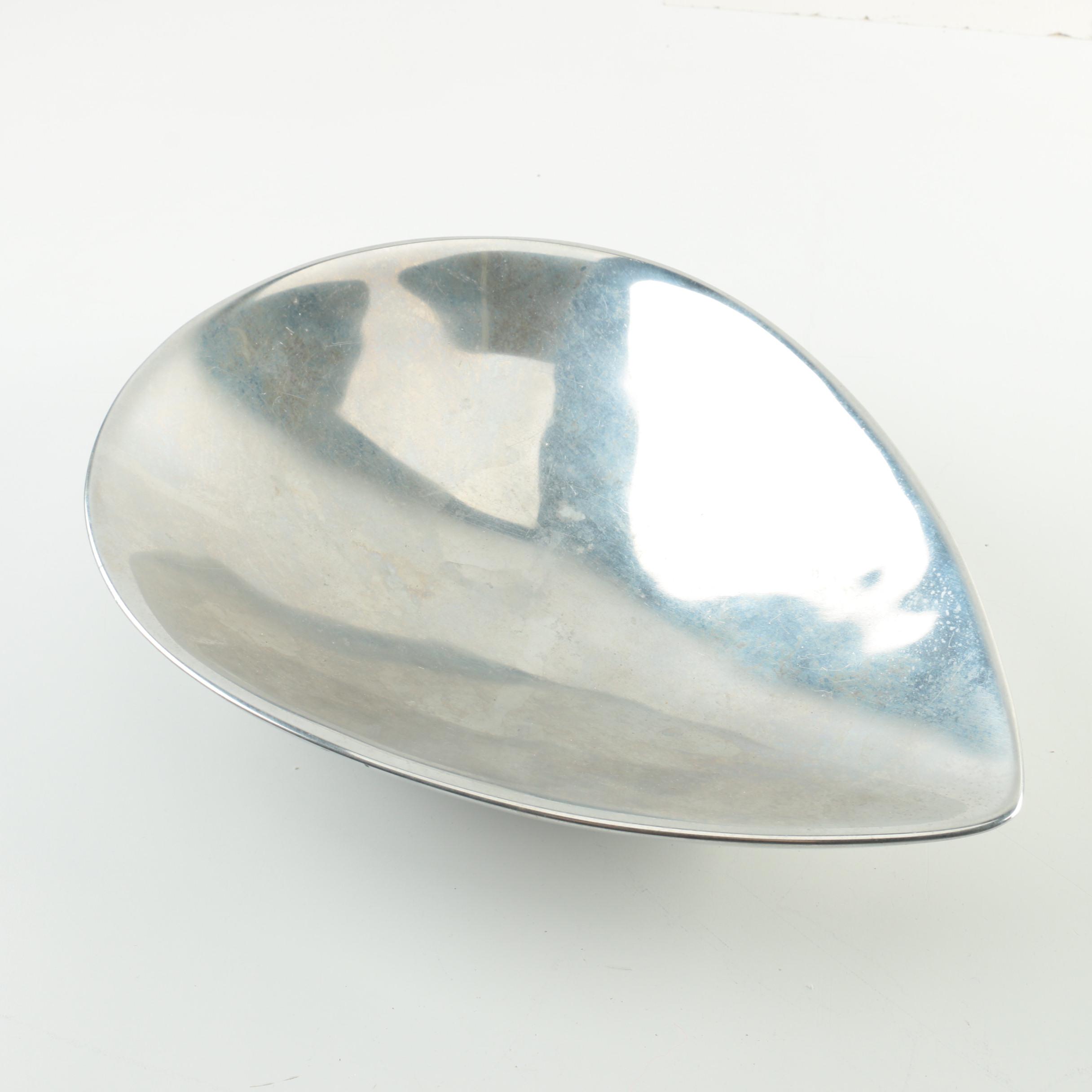 Vintage Tableware Assortment Including Department 56 Silver Plate Cones