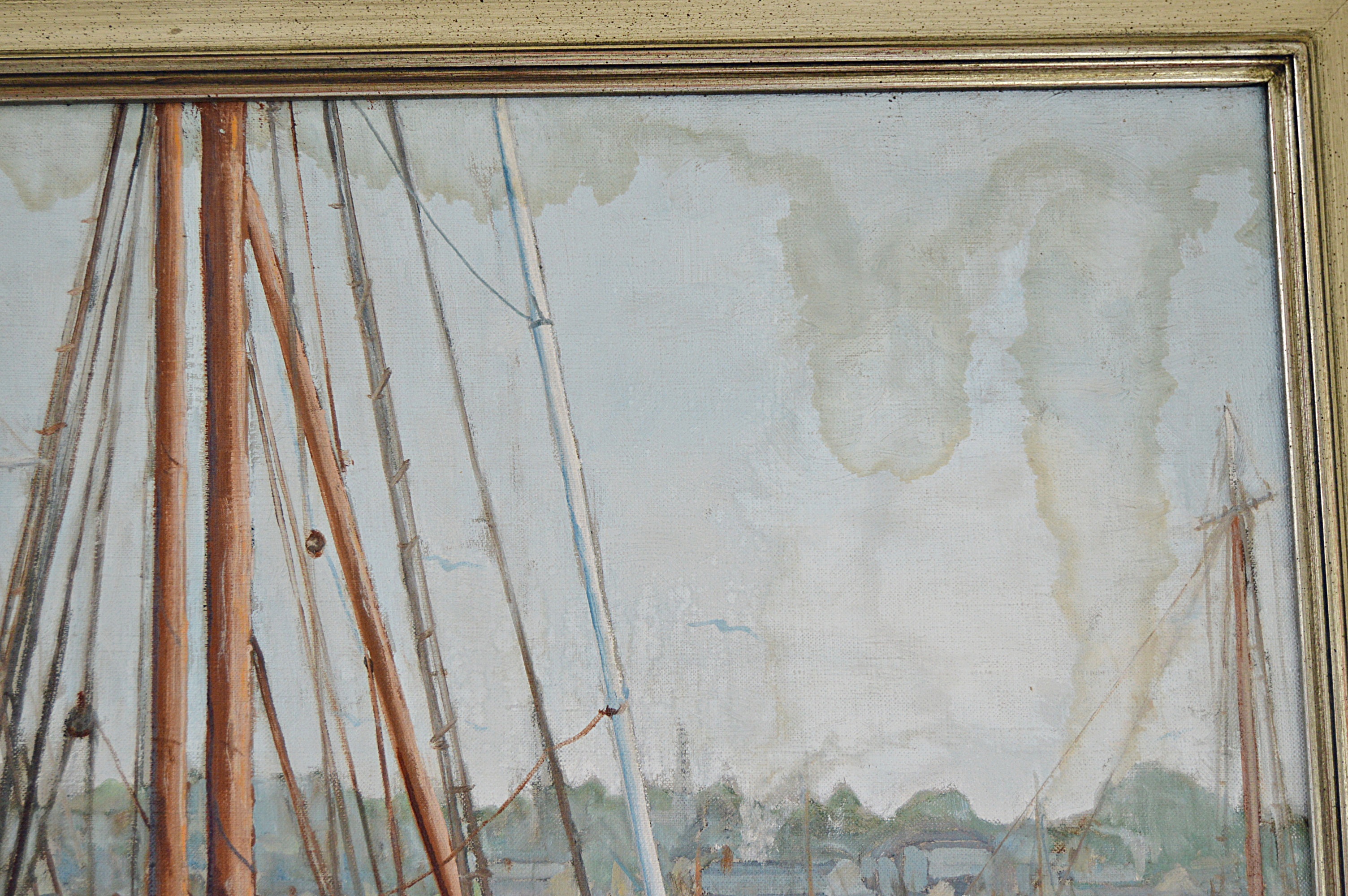 Norman C. Hurd Oil Seascape on Canvas