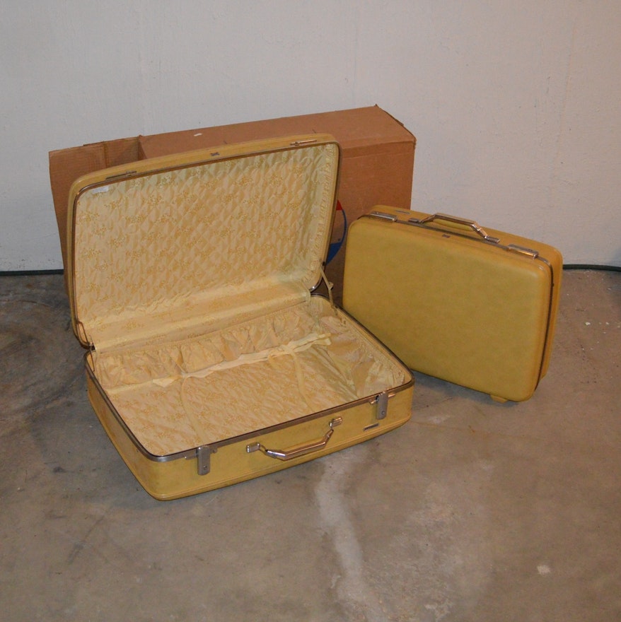 Vintage American Tourister 3pc Luggage Set