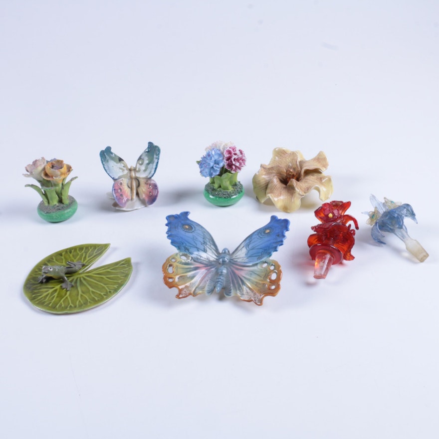 Staffordshire Floral Decor and Assortment