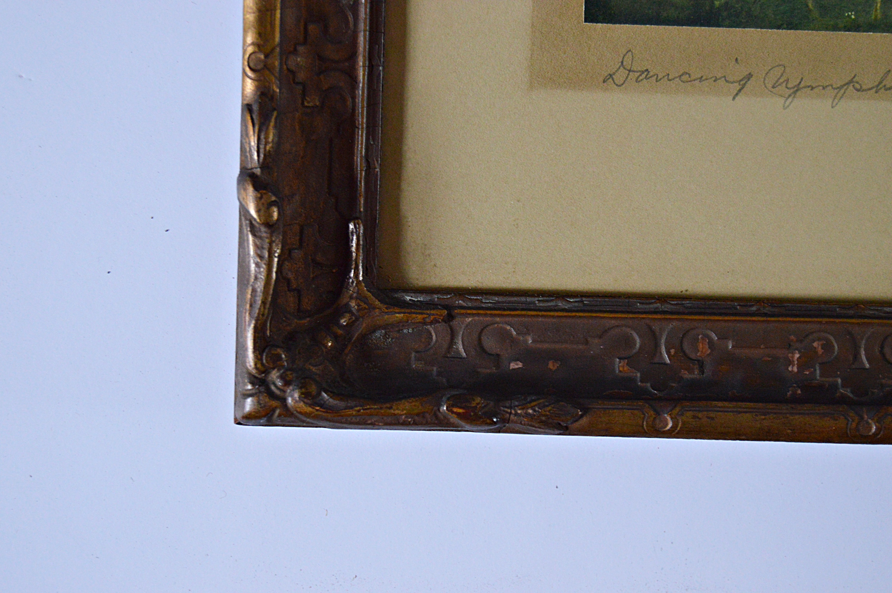 "Dancing Nymphs" Lithograph after Corot