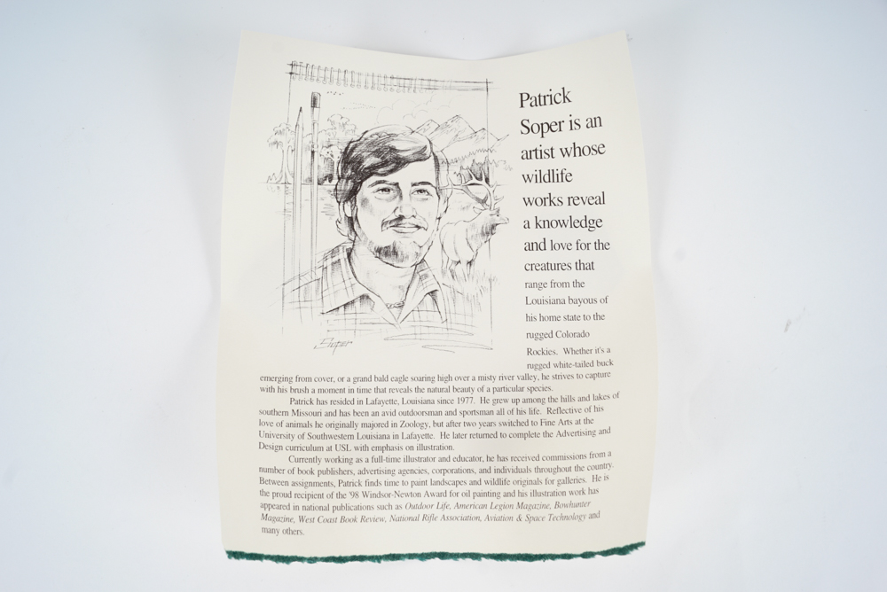 Signed Limited Edition Print "Breaking Cover" after Patrick Soper