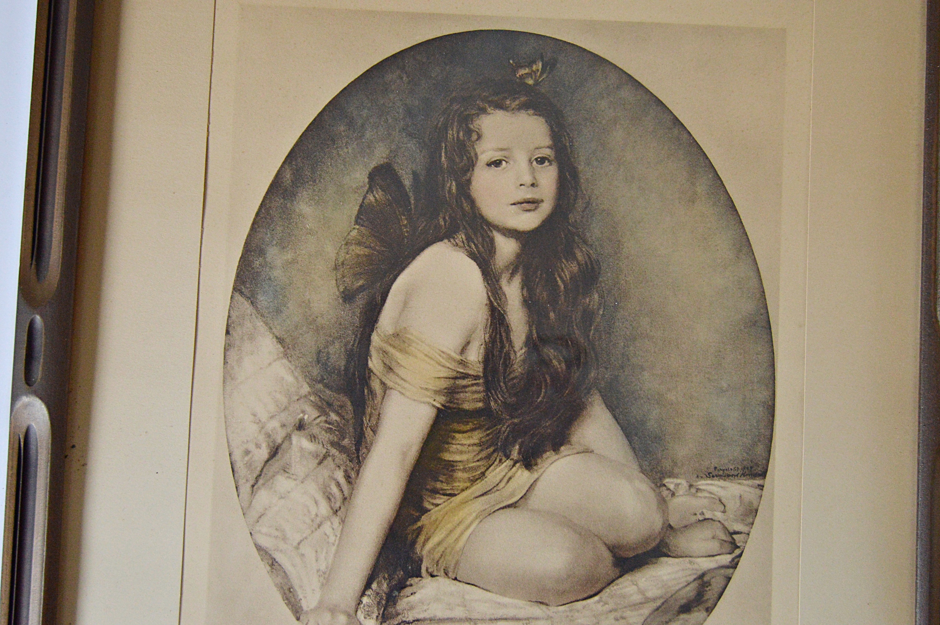 William Sergeant Kendall Chromolithograph Titled "Psyche"