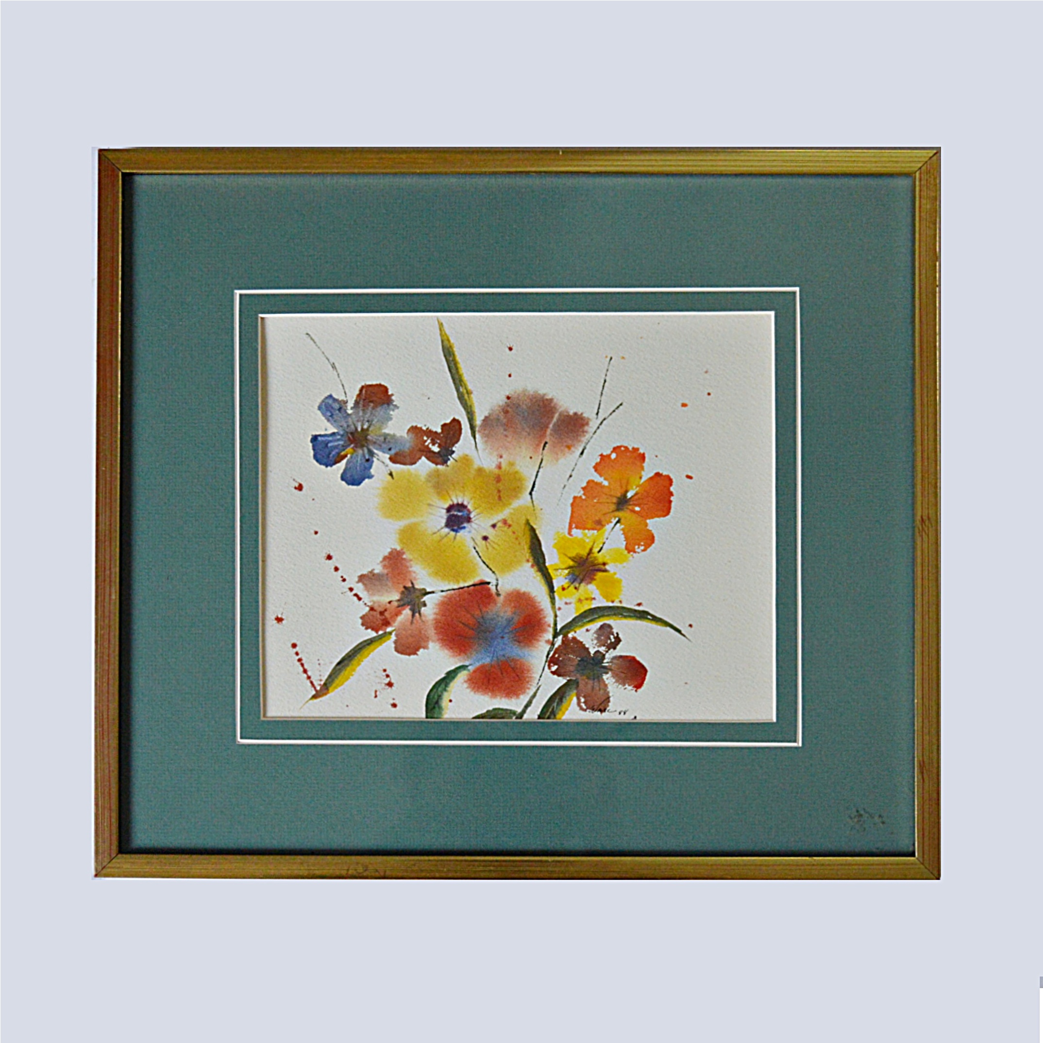 Sandra Ware Original Floral Watercolor on Paper