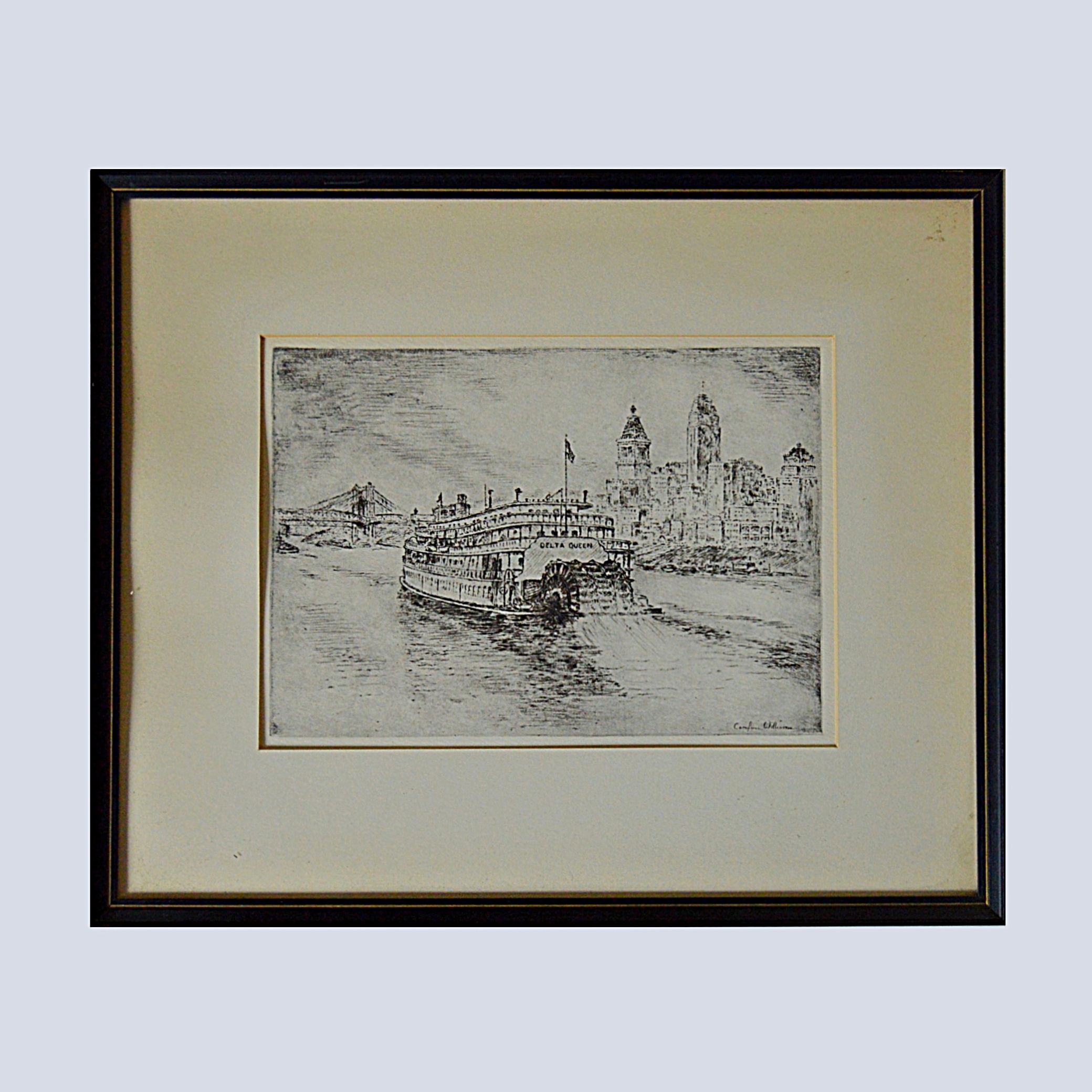 Caroline Williams Offset Lithographic Print "Delta Queen"