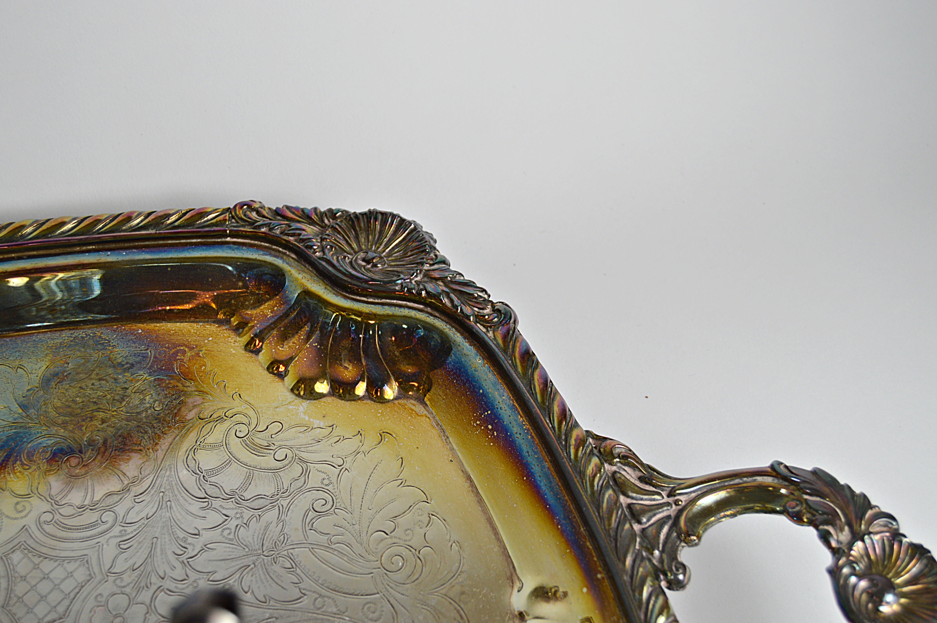 Vintage Mermod Jaccard Quadruple Silver Plate Tea Service