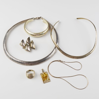 Sterling Silver Vintage Weiss Earrings and Other Jewelry