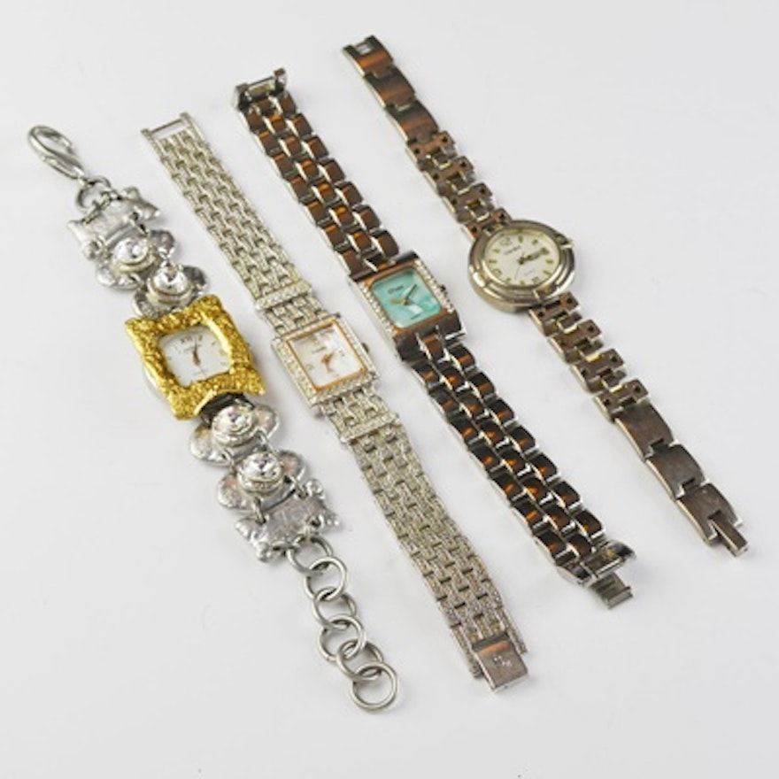 Silver Tone Costume Wristwatch Collection