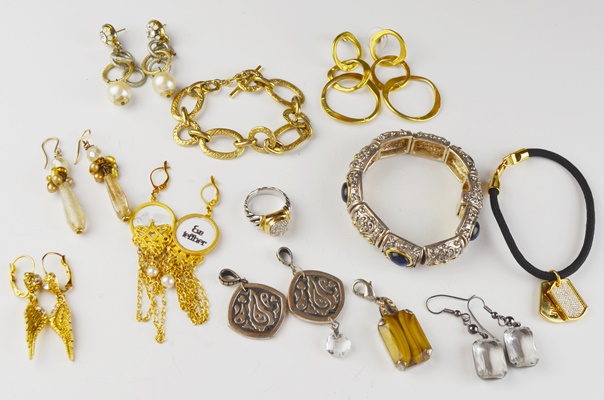 Eclectic Earring Collection and Other Jewelry