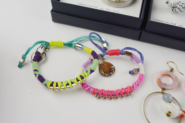 Chart Metalworks Ohio Bottle Opener and Key Chain, and Costume Braided Bracelets