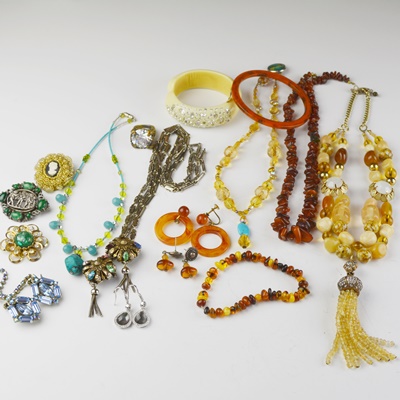 Large Costume Bead Necklace Collection