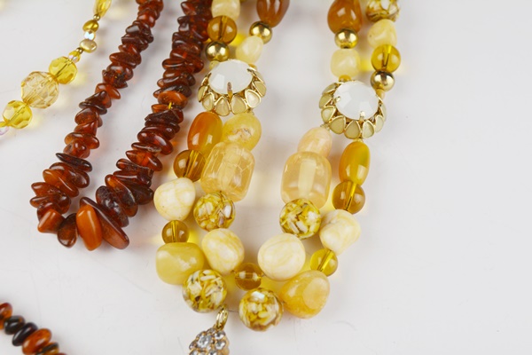 Large Costume Bead Necklace Collection