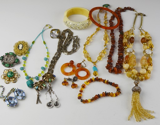 Large Costume Bead Necklace Collection