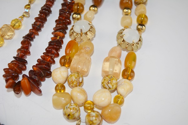 Large Costume Bead Necklace Collection
