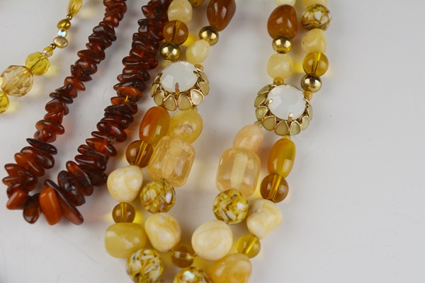Large Costume Bead Necklace Collection