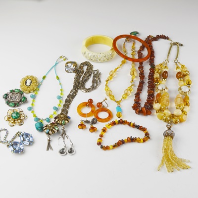 Large Costume Bead Necklace Collection