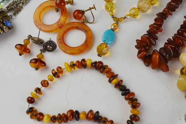 Large Costume Bead Necklace Collection
